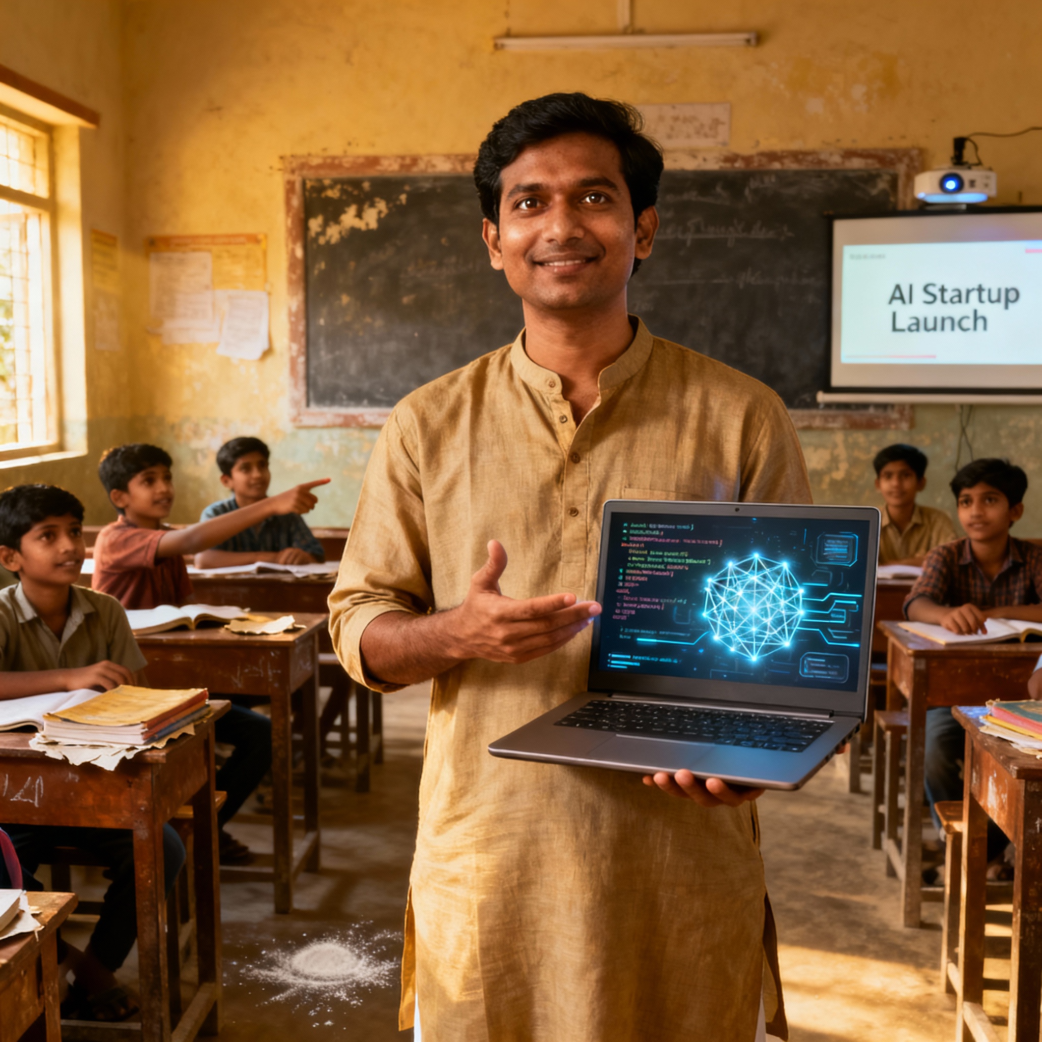 Why This Small-Town Teacher’s AI Startup Is Giving Silicon Valley Sleepless Nights